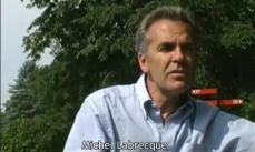 Photo of Michel Labrecque, conservator of the Jardin botanique de Montréal, in the Arboretum of the Jardin